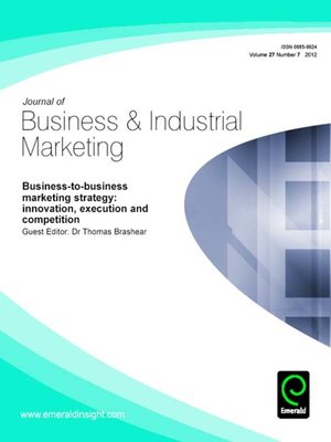 cover image of Journal of Business & Industrial Marketing, Volume 27, Issue 7